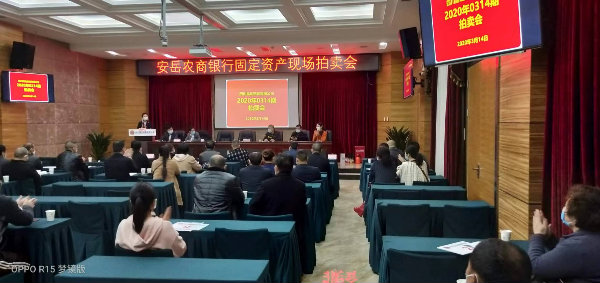 安岳农商银行固定资产拍卖会