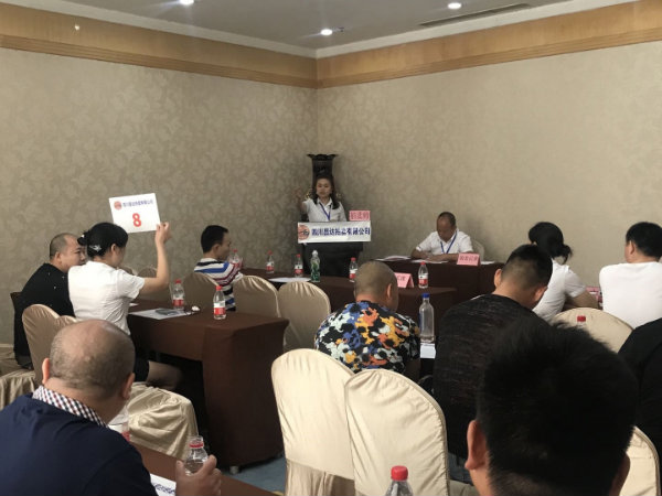 资阳市公务用车拍卖会现场